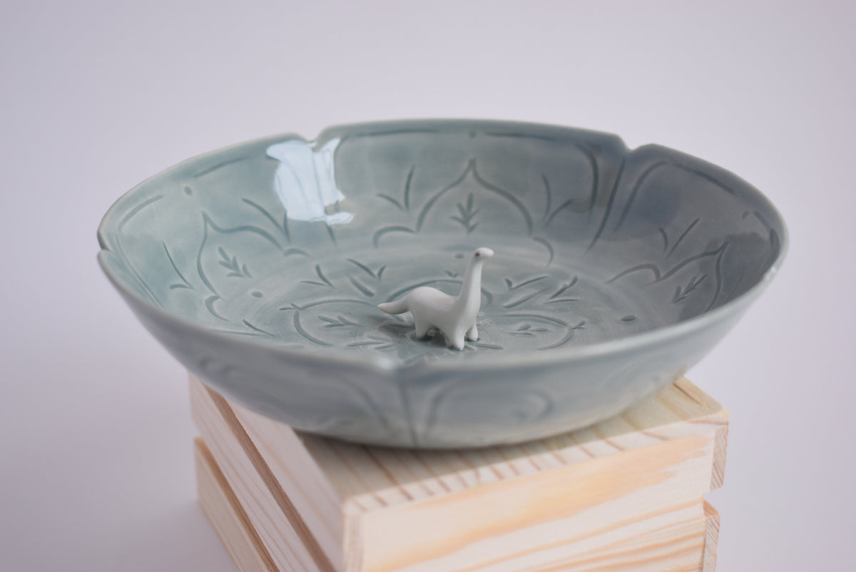 Jewellery Dish With Dinosaur