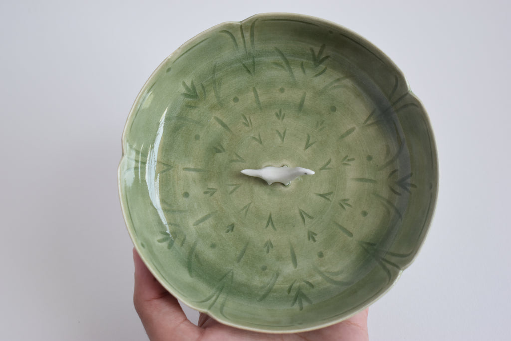 Trinket Dish With Dinosaur