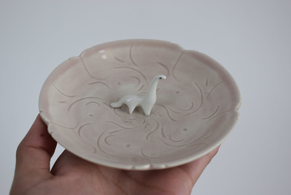 Decorative Dish With Dinosaur
