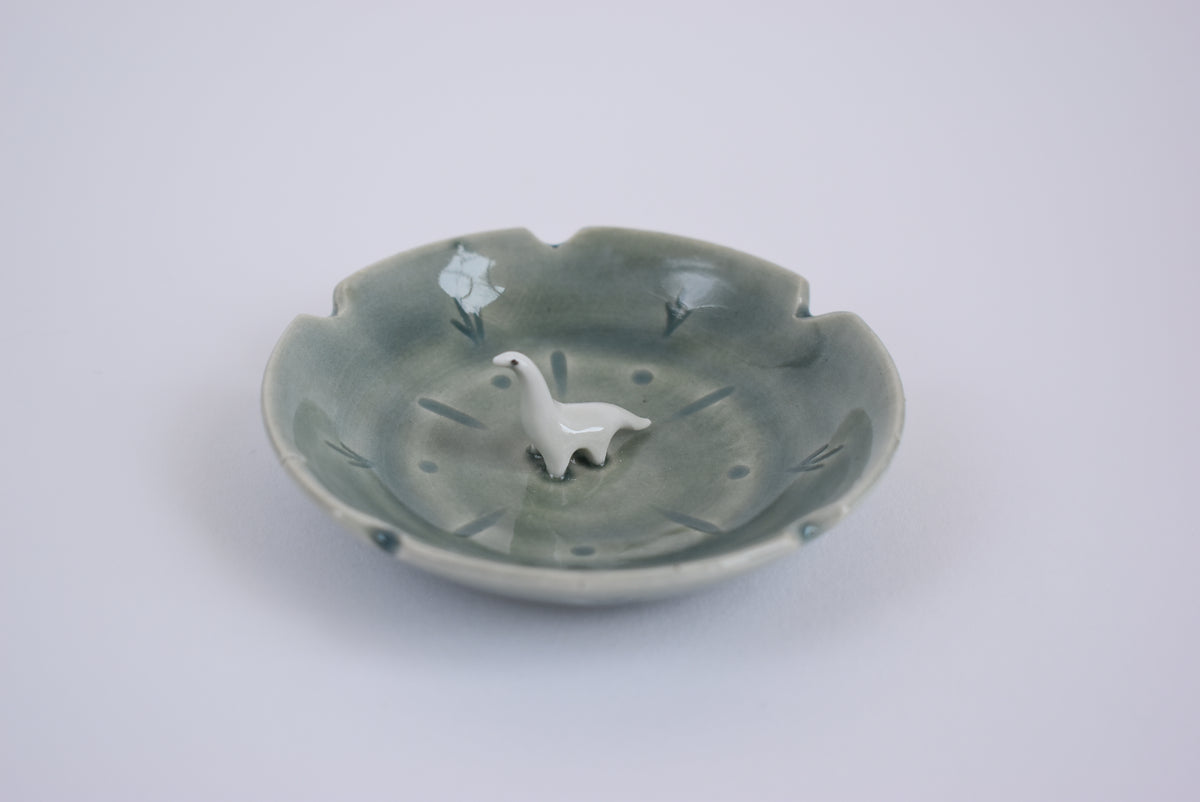 Trinket Dish with Dinosaur