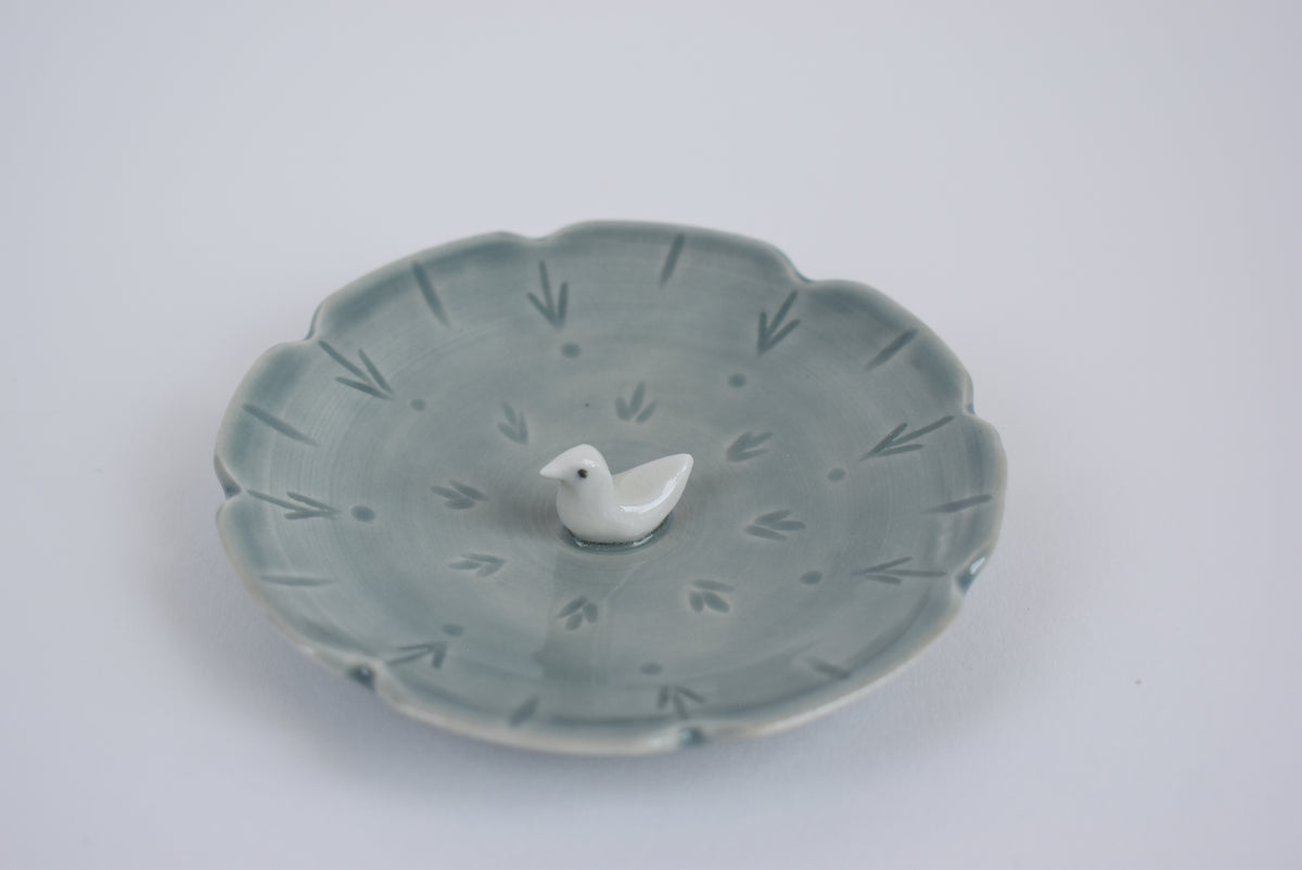 Trinket Dish With Bird