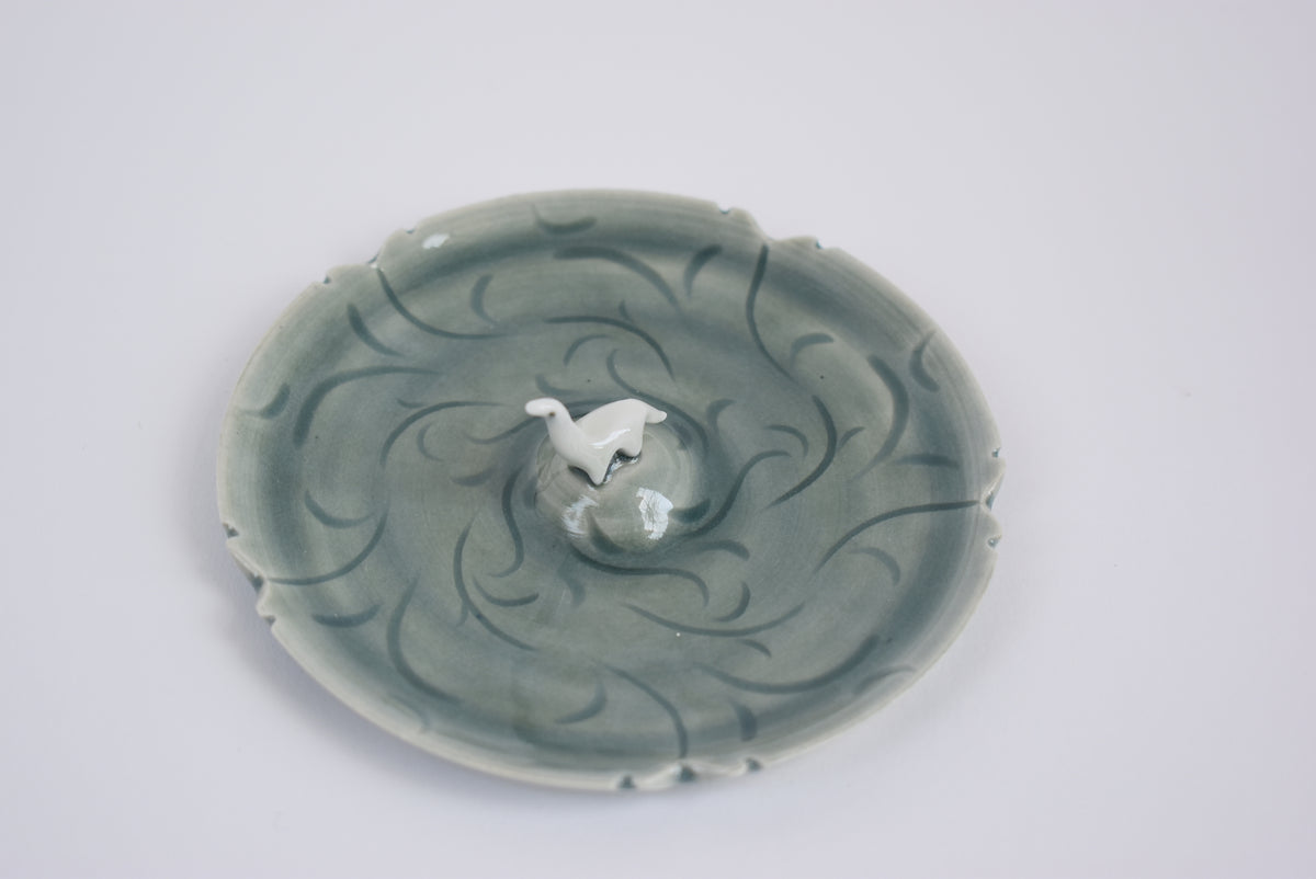 Trinket Dish with Dinosaur