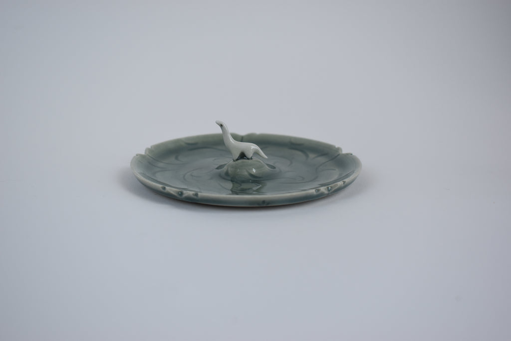 Trinket Dish with Dinosaur