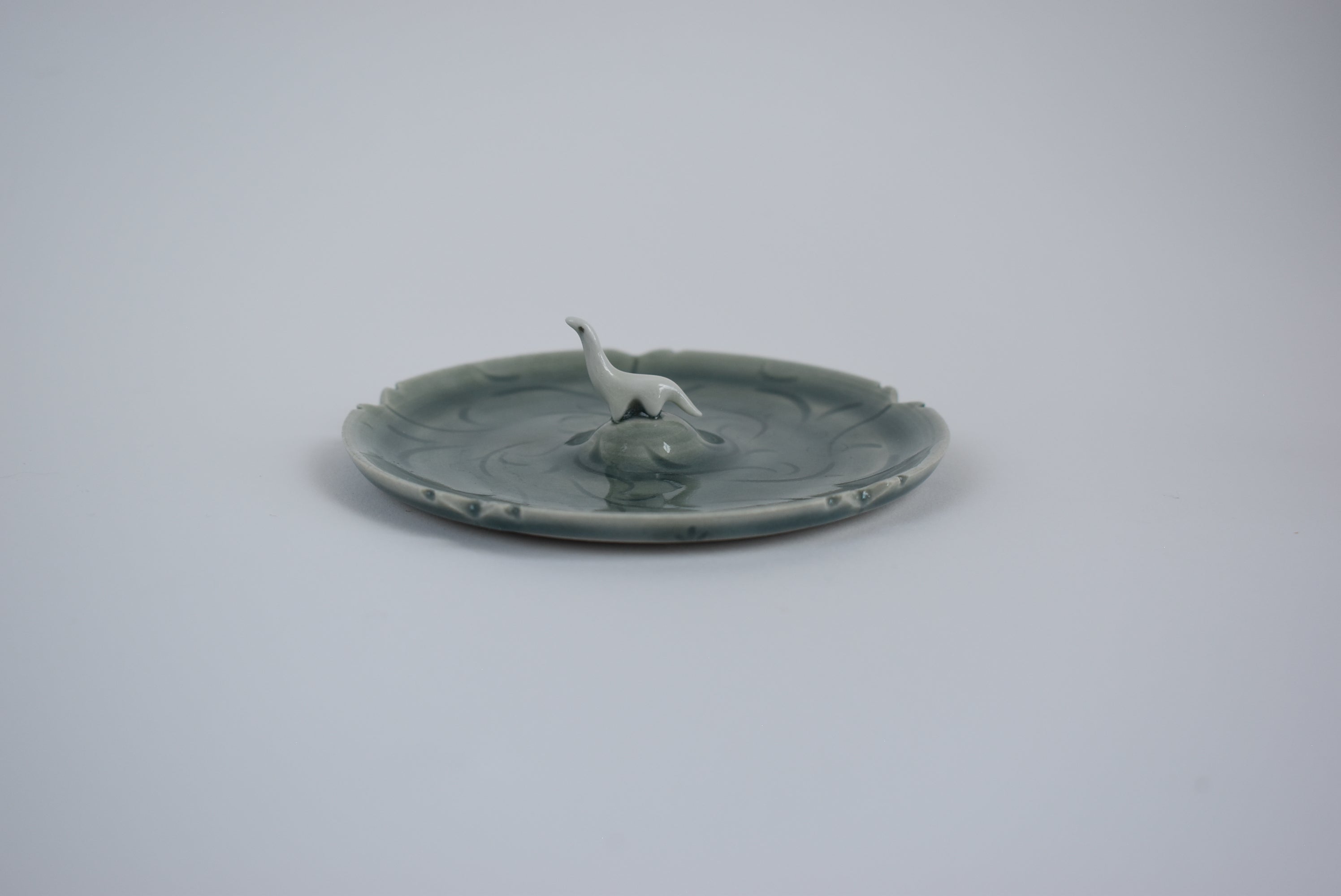 Trinket Dish with Dinosaur