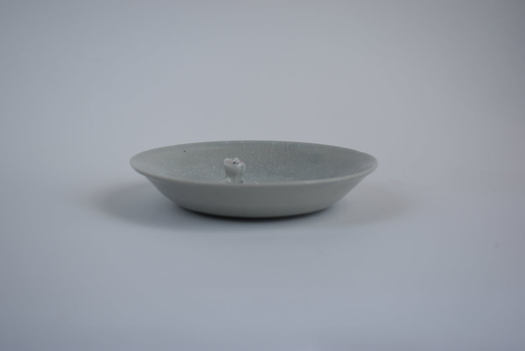 Trinket Dish With Mouse and Bird