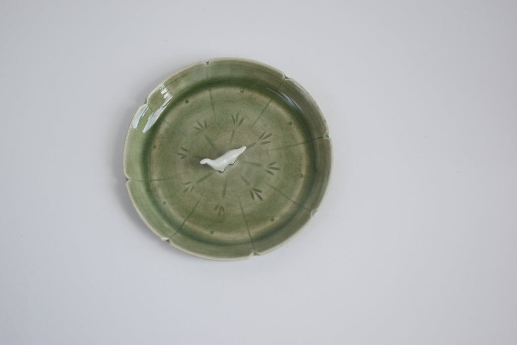 Decorative Dish with Dinosaur