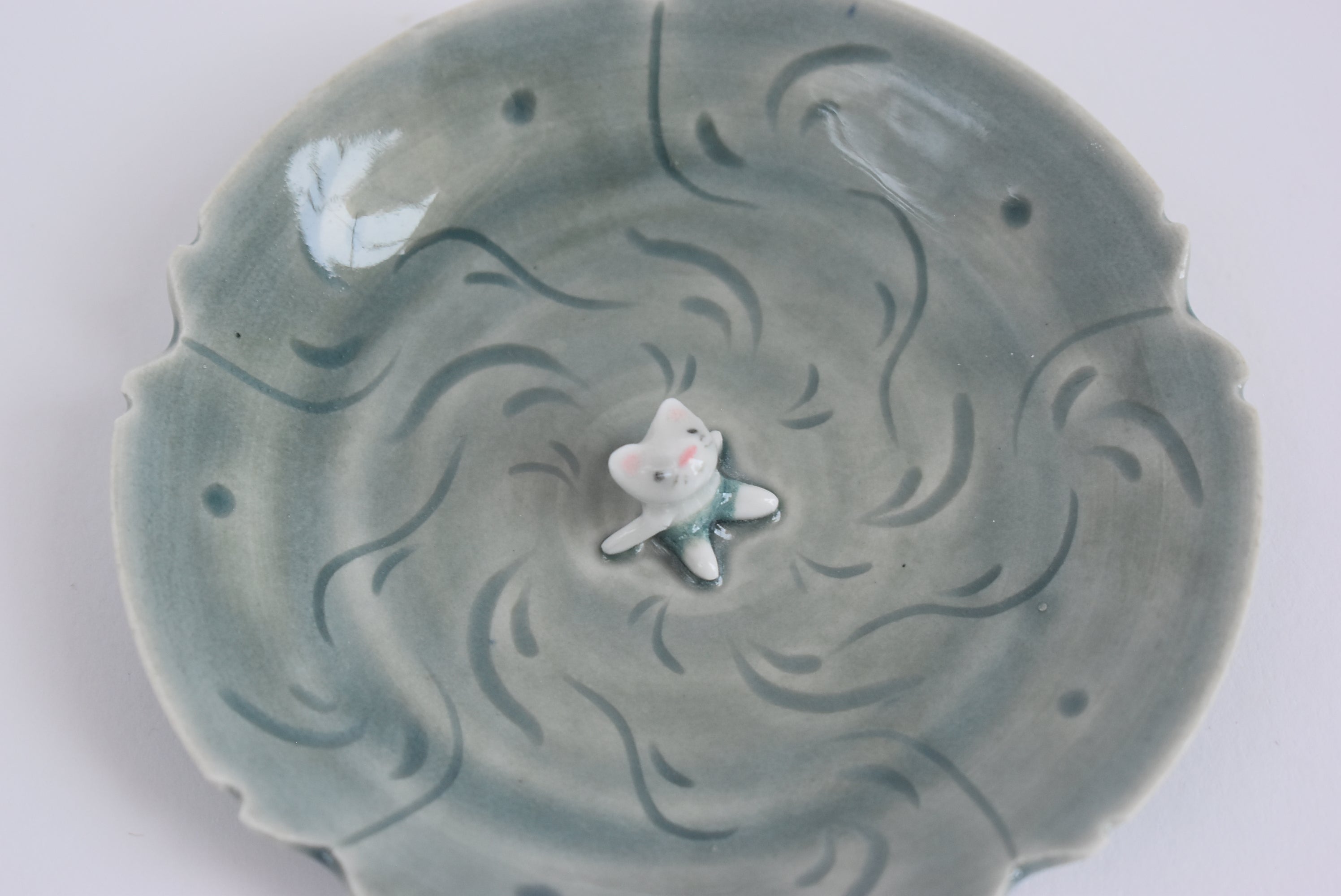 Decorative Plate With Mouse