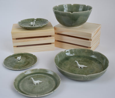 Green pots