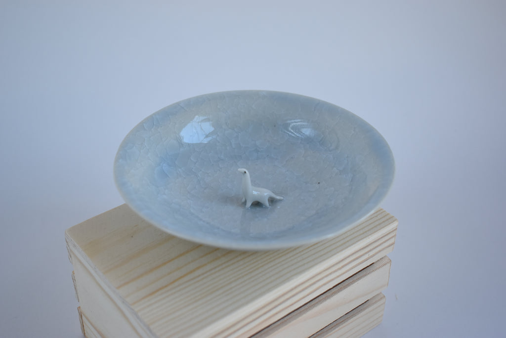 Trinket Dish with Dinosaur