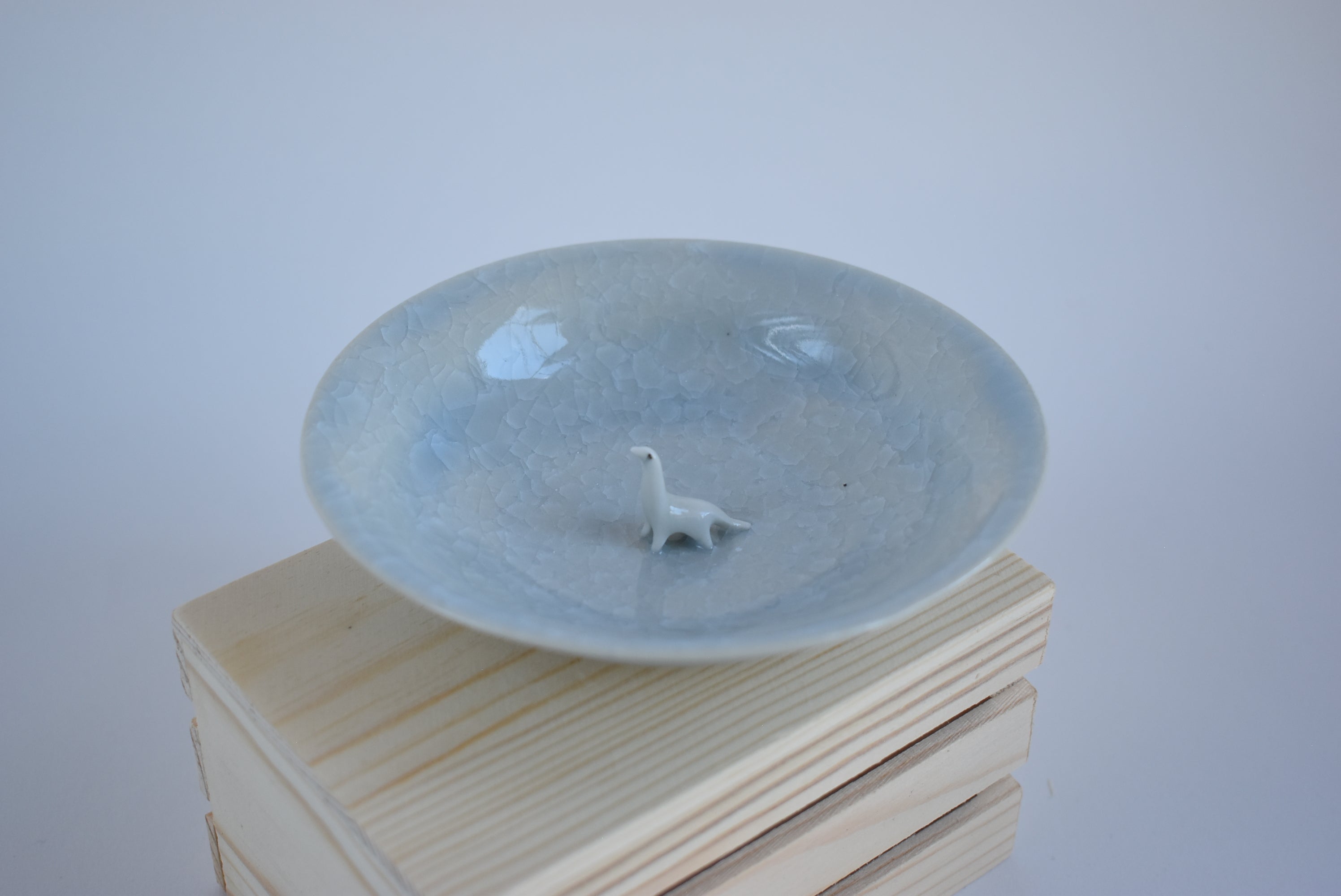 Trinket Dish with Dinosaur