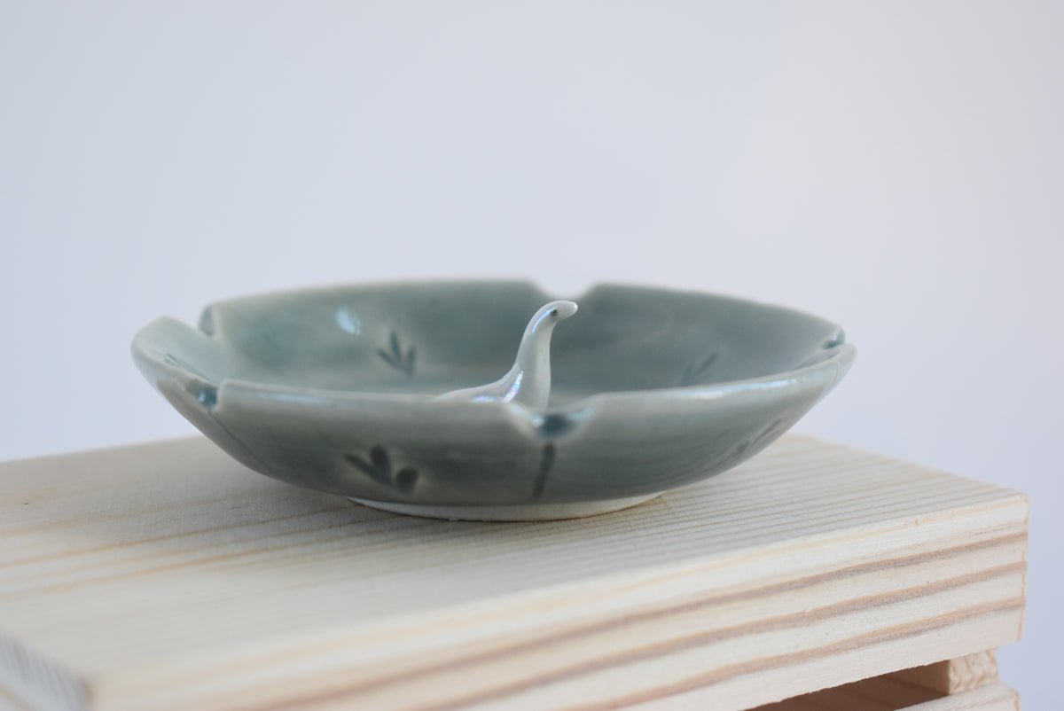 Trinket Dish with Dinosaur