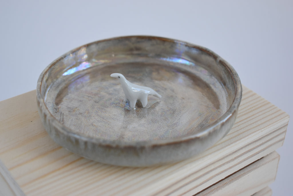 Trinket Dish with Dinosaur