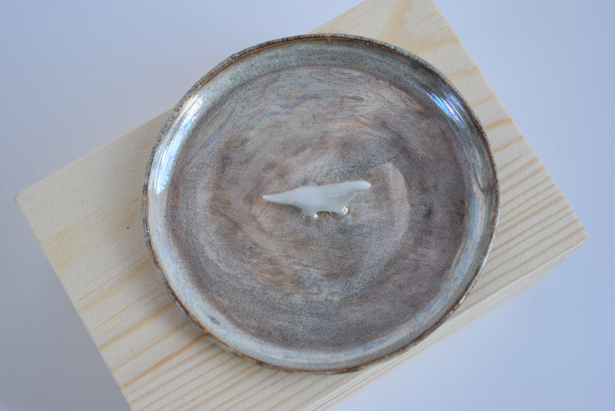 Trinket Dish with Dinosaur