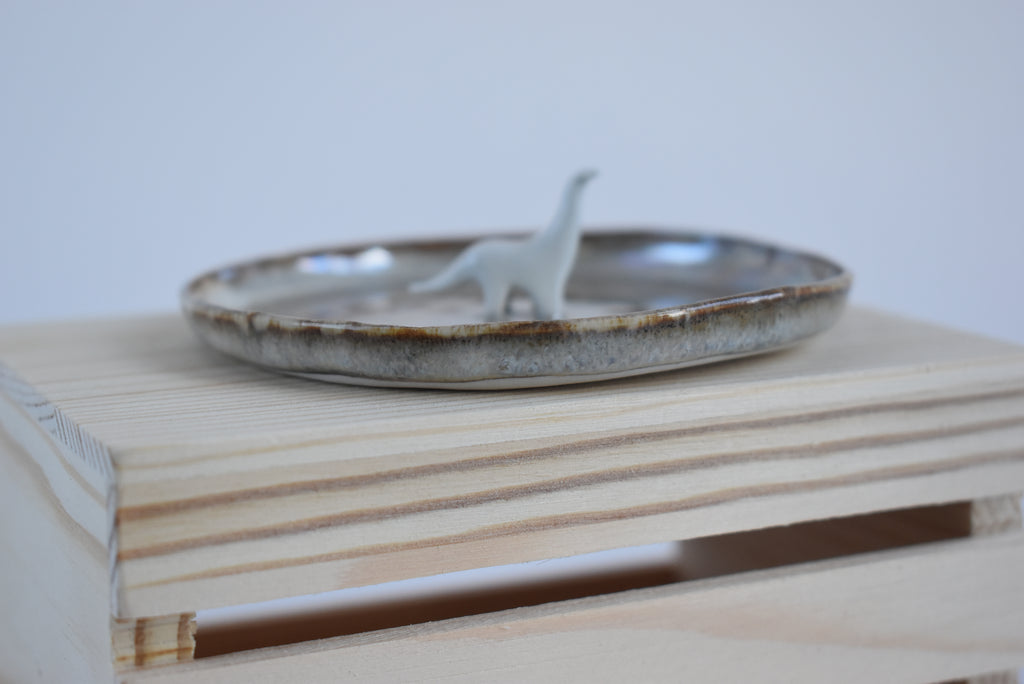 Trinket Dish with Dinosaur